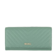 Segali Dámská peněženka kožená SEGALI 50511 lt.green
