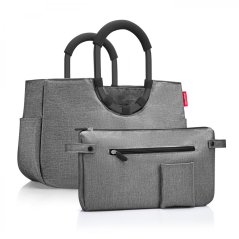 Reisenthel Loopshopper M twist silver, Menší nákupní kabelka  OS7052