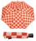Dámský automatický deštník Doppler Magic Fiber Chess Paisley 7441465CP oranžová