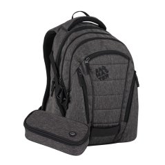 Bagmaster Studentský set BAG 25 A šedý , batoh + penál
