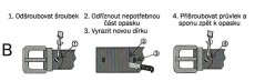 Pánský kožený pásek světle hnědý 355-115-22