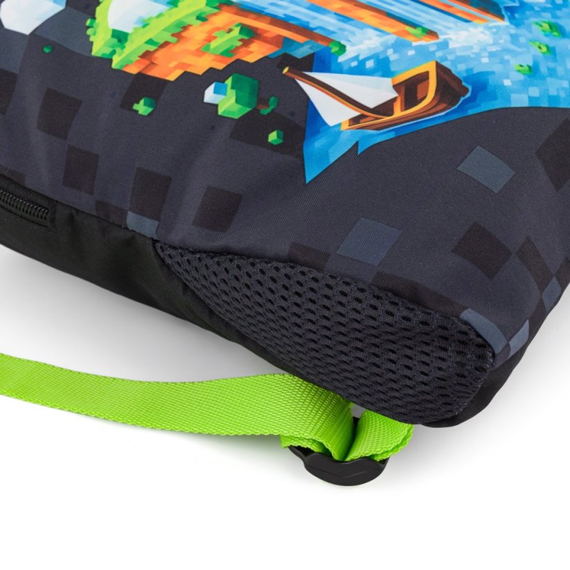 Bagmaster Sportovní sáček na tělocvik CITY BAG ALFA 26 B motiv Minecraft