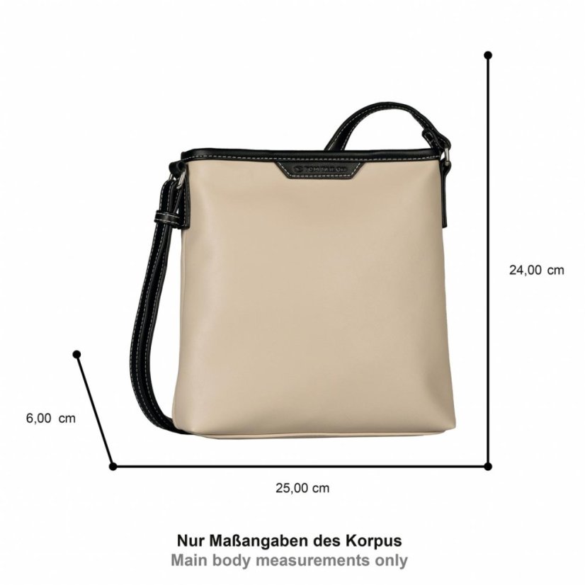Dámská crossbody kabelka Tom Tailor Leora S – béžová elegantní klasika  11376