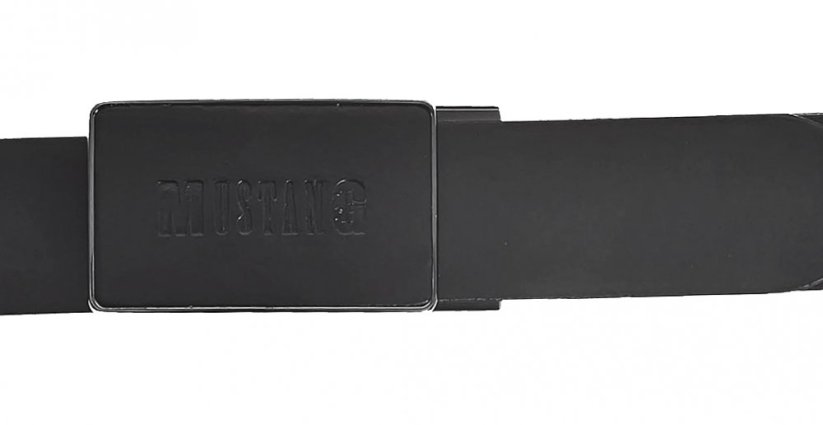 Kožený černý pásek Mustang AUTOMAT MG2065L14-0790 černý