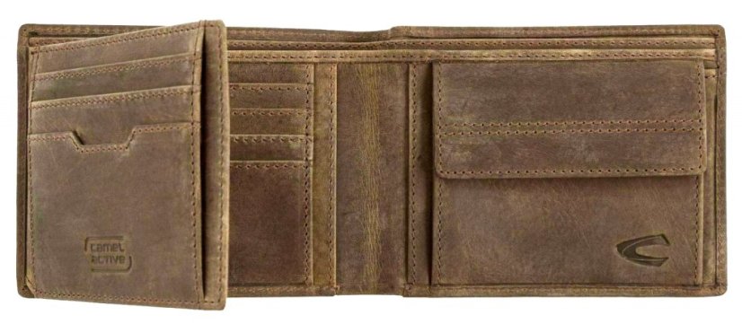 Camel Active pánská kožená peněženka RFID Safe 277-703-29
