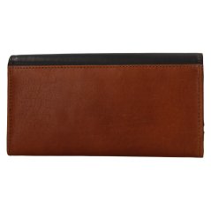 Lagen dámská peněženka kožená 4787 světle hnědá + černá