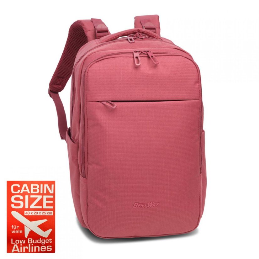 Bestway Cabin Pro Ultimate Small batoh 40326-4700 40 x 24 x 20 cm 20 L tmavě růžový