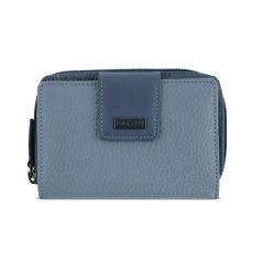 Bugatti Sina zip S modrá s RFID – kompaktní kožená dámská peněženka  49223239