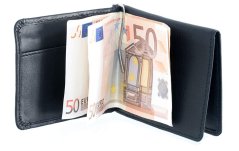 Pánská peněženka dolarovka kožená 2952 černá