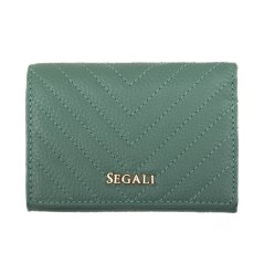 Malá peněženka kožená SEGALI 50514 světle zelená