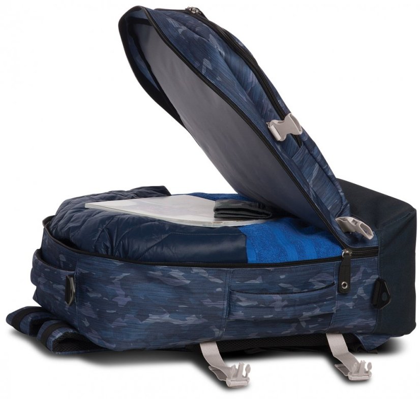 Batoh do letadla Bestway Cabin Pro Print 40 l blue/grey 40252-0129