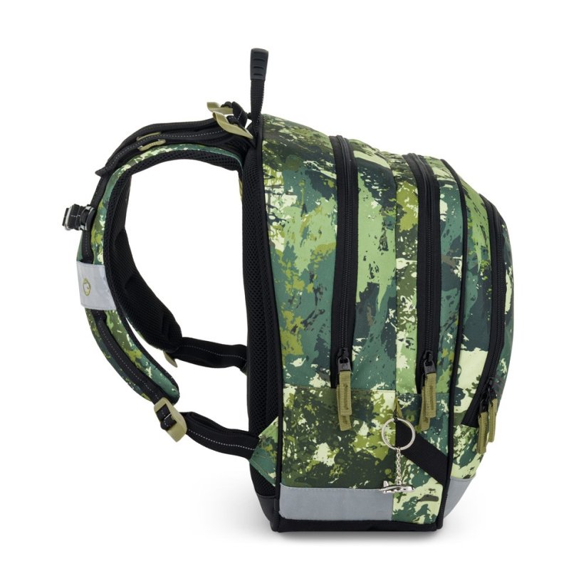 Bagmaster Velký školní set pro prvňáčky ALFA 25 B stíhačky (batoh + penál + sáček + lahev + box)