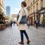 Yuma Hobo Bag M Dark Blue - elegantní tmavě modrá kabelka 011438