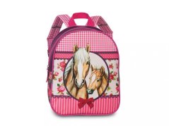 Dívčí batoh koníci 20618-2200 růžový/fialový