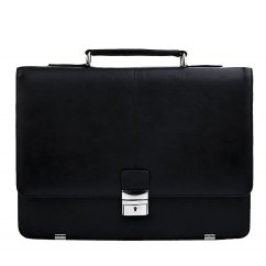 Arwel Pánská kožená úzká aktovka 6003 černá Carson