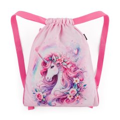 Dívčí sáček na tělocvik CITY BAG BETA 26 B Jednorožec