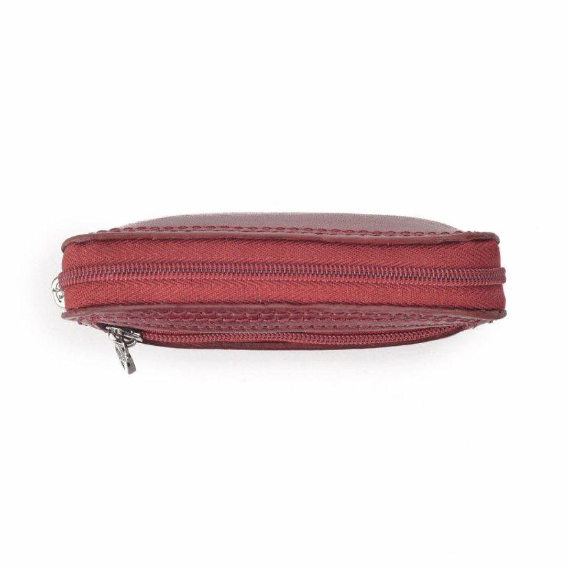 Dámská kožená klíčenka Cosset 4475 KOMODO Bordeaux