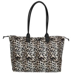 Enrico Benetti Claire Shopper - Stylová velká béžovo-černá kabelka 25001-406