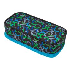 Bagmaster Školní penál case theory 9 e green/blue/black