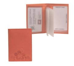 HJP - Dámské pouzdro na karty a doklady 7117 oranžové