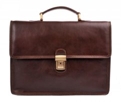 Kožená aktovka 904-B tmavě hnědá
