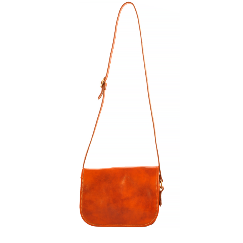Giglio leather Dámská kožená kabelka 0588 světle hnědá
