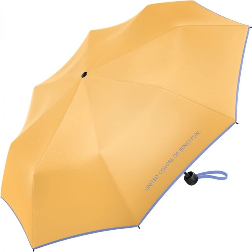 Benetonn deštník Super Mini golden ceream 56261, žlutý