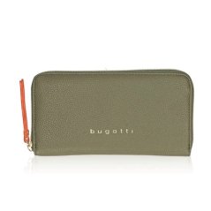 Dámská koženková peněženka Bugatti  Ella 49663184 zelená-olivová