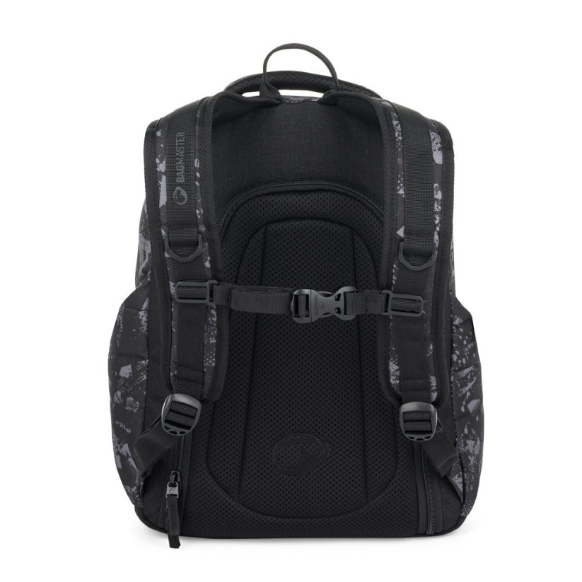Bagmaster školní set NOMAD 25 B – černo-šedý (batoh + penál)