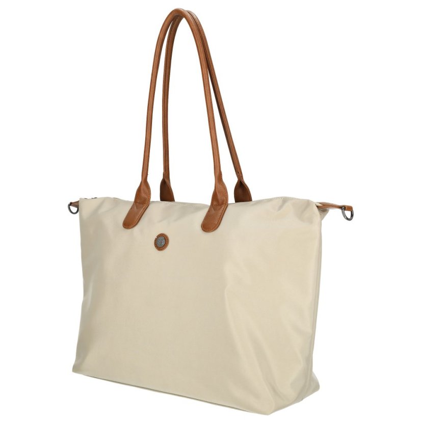 Enrico Benetti Claire Shopper - Stylová velká kabelka 25001-043 béžová