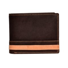 Pánská kožená peněženka HTW-104 hnědá