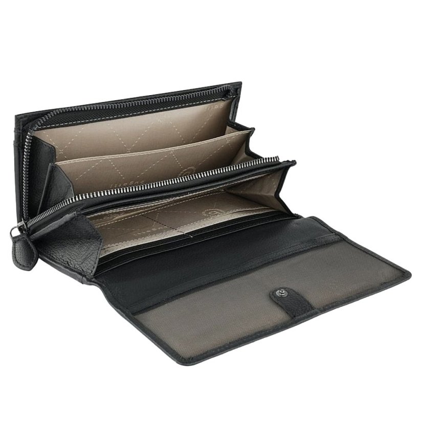 Dámská kožená peněženka Bugatti Bella 49482401 černá