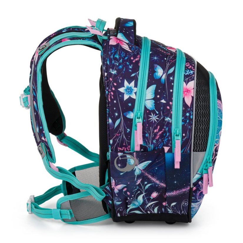 Bagmaster Velký školní set BETA 26 A Víla - batoh + penál + sášek na tělocvik
