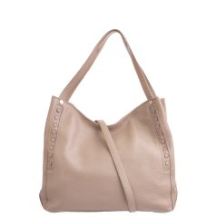 Kožená kabelka 5770 taupe - světle hnědá