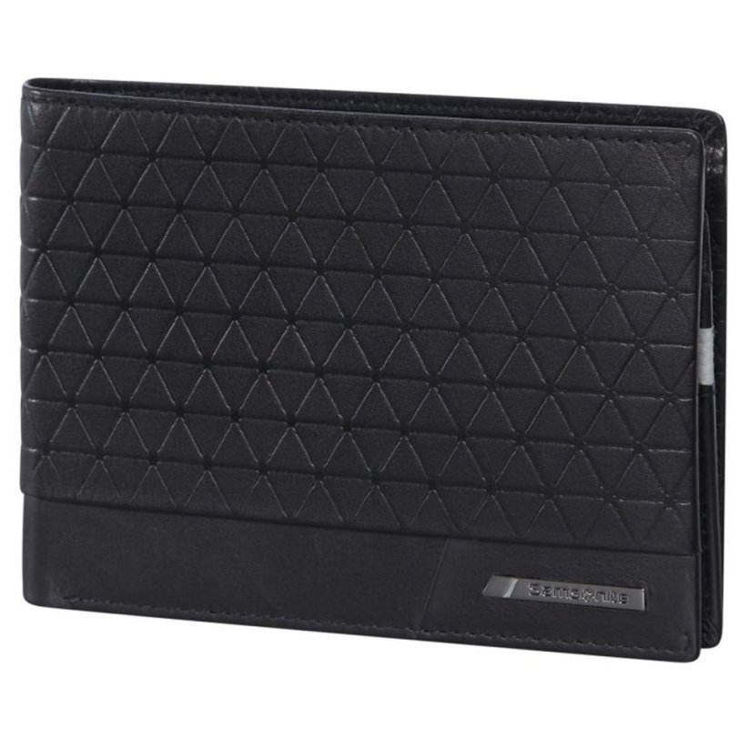 Samsonite pánská kožená peněženka Pro-DLX 6 C823 černá 144537-0413