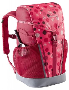 Dětský outdoorový batoh PUCK 10 Bright pink/cranberry