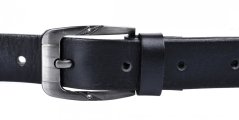 Penny Belts Dámský úzký kožený pásek  172-63 černý