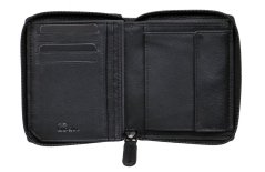 Kožená peněženka Bugatti Banda 49133401 černá celá na zip