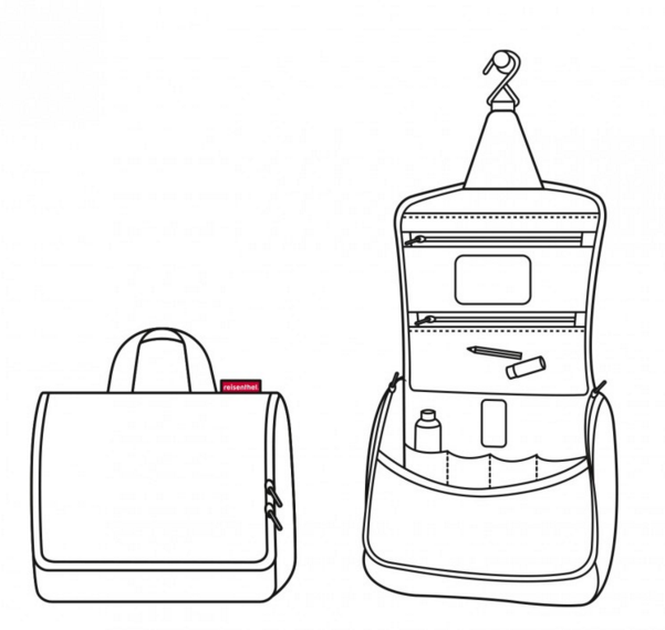 Kosmetická taška Reisenthel toiletbag red WH3004