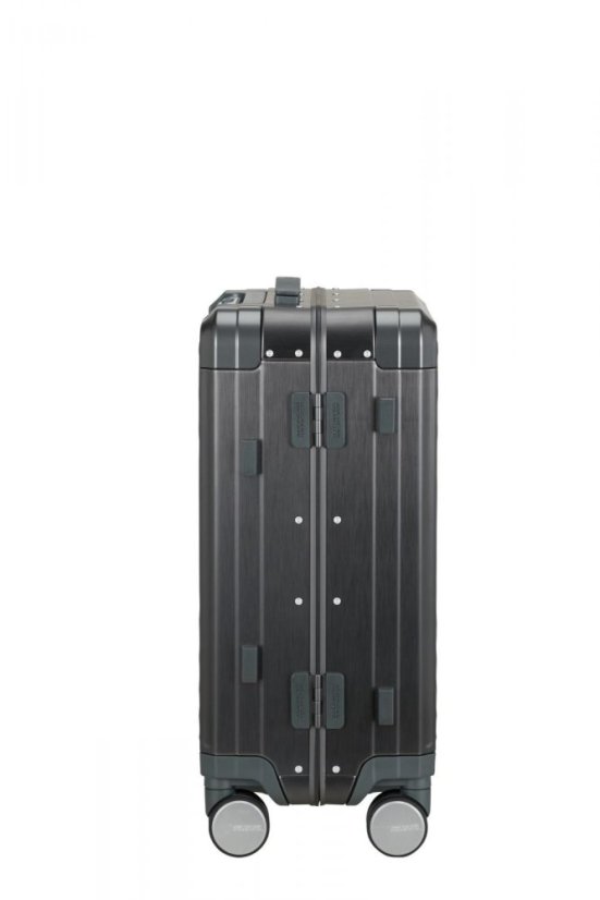 American Tourister Soundbox Alu Spinner 55 cm tmavě šedý Brushed Anthracite 155707-2849