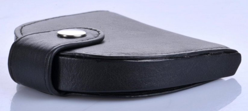 Peněženka na drobné kožená podkova 4055 černá