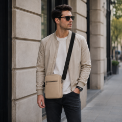 Pánská crossbody taška Enrico Benetti 78035-031 Sand béžová