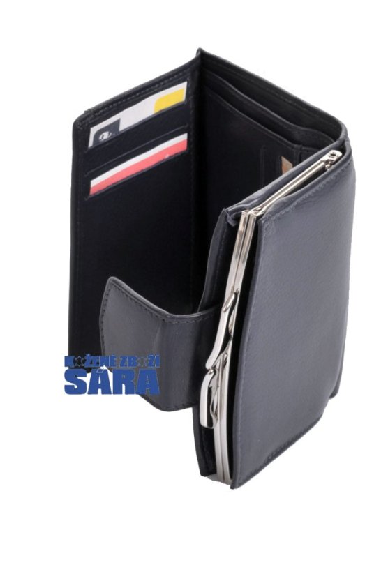 ARWEL Dámská kožená peněženka s rámečkem 511-4357 černá