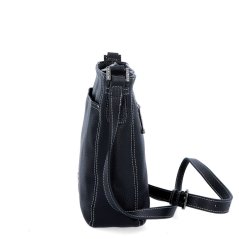 Kožená crossbody kabelka Noelia Bolger NB3004 černá