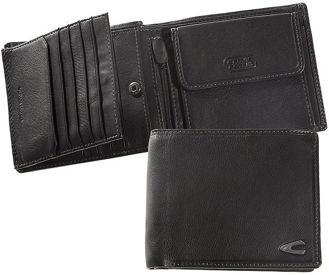 Camel Active kožená peněženka RFID safe B34-706-60 černá