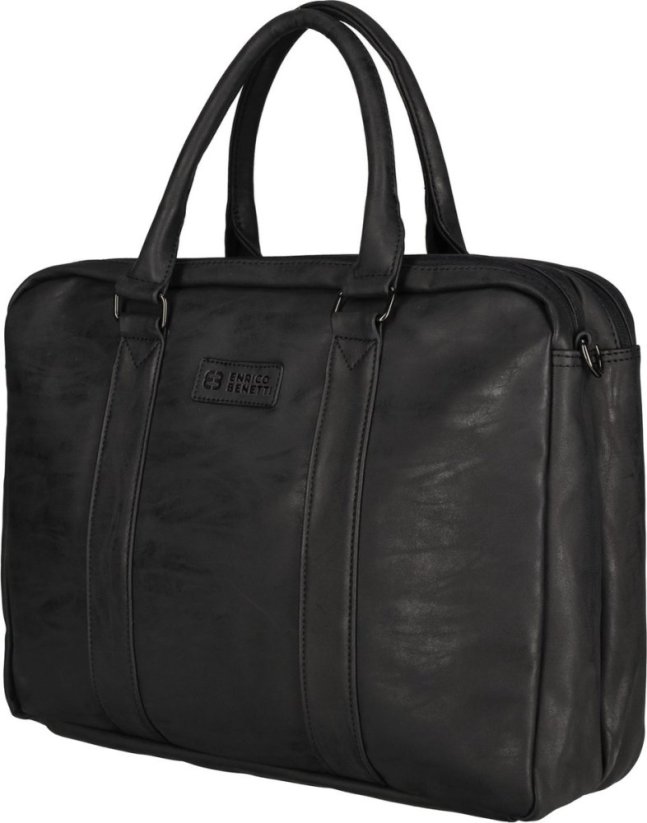 Aktovka Enrico Benetti Rotterdam laptop bag 15 inch 66691-001 černá