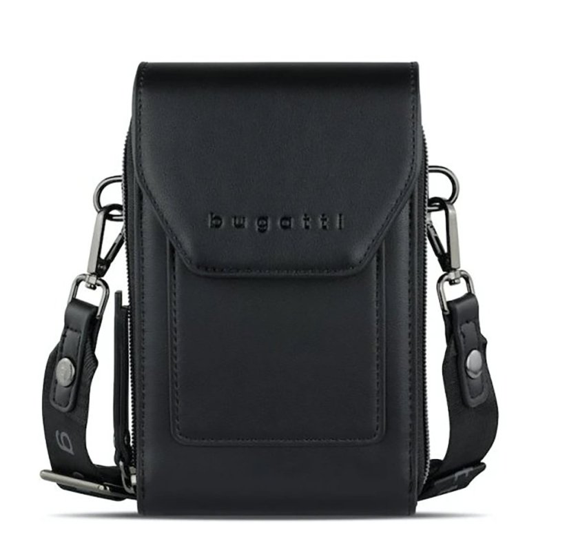 Bugatti Almata Mobile Purse Bag – elegantní dámská crossbody taška na smartphone 49665301 černá