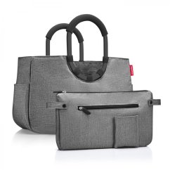 Reisenthel Loopshopper M twist silver, Menší nákupní kabelka  OS7052