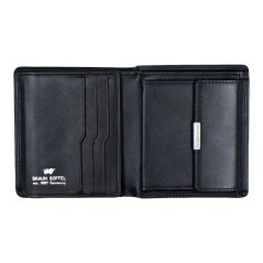 Kožená peněženka  Braun Büffel Golf Carré 6CS černá 90440-510-010