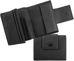 Dámská kožená peněženka černá 299-704-60